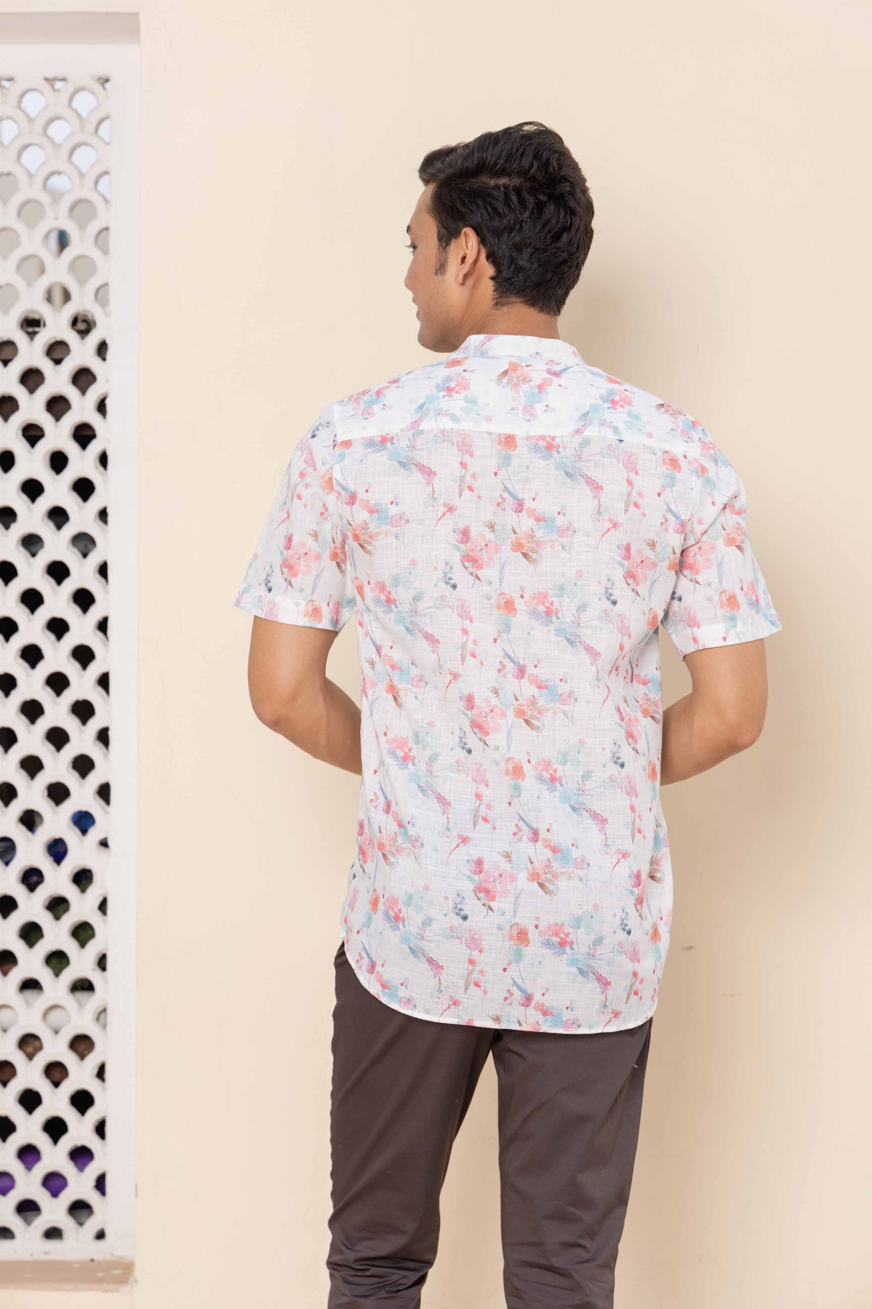 Breezy Summer Floral Shirt